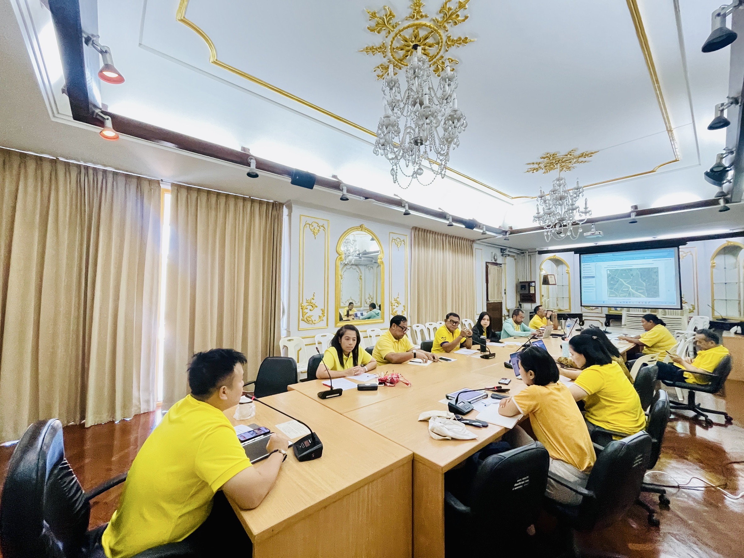 title - ประชุมภายในศูนย์ตรวจสอบและรับรองมาตรฐานสินค้าเกษตรในเขตปฏิรูปที่ดินครั้งที่ 1/2567